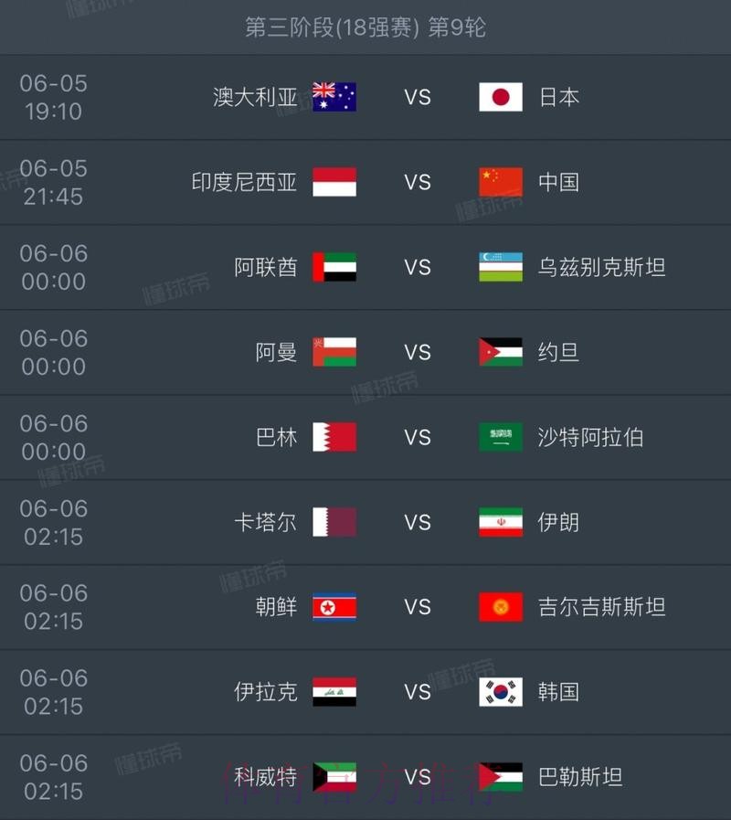 世界杯完整赛程更新 世界杯完整赛程更新